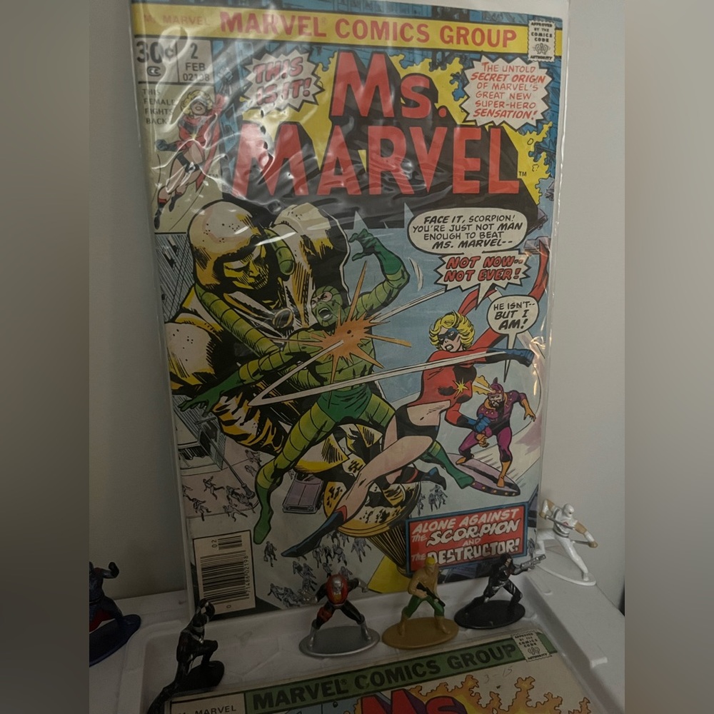 Ms Marvel original comic book, issue number 2 and number 5